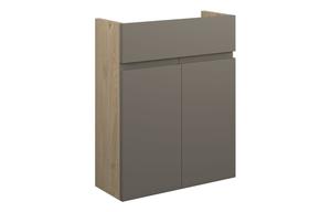 Clarence 500mm Slim Basin Unit - Matt Stone (Oak Cab)